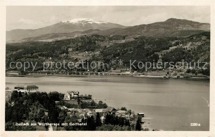 Dellach Woerthersee mit Golfhotel