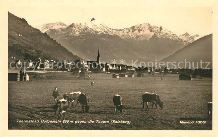 Hofgastein mit den Tauern