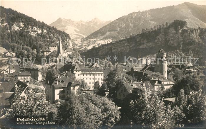 Feldkirch Vorarlberg mit Gurtisspitze