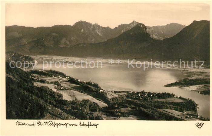 St Wolfgang Wolfgangsee Blick vom Schafberg
