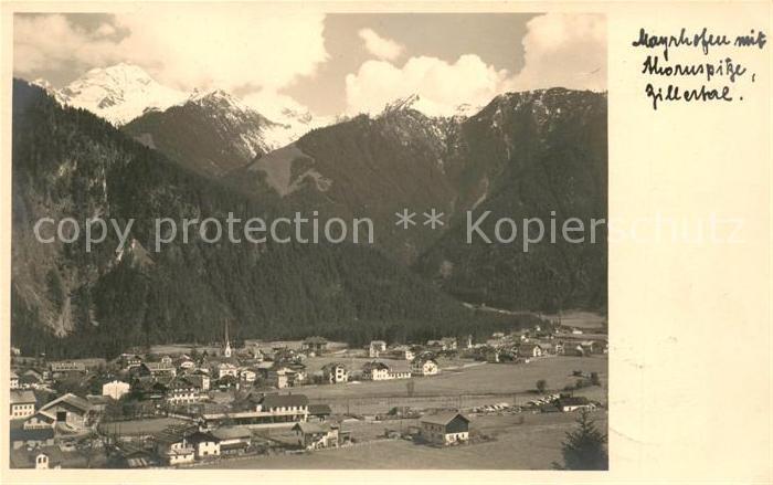 Mayrhofen Zillertal mit Ahornspitze