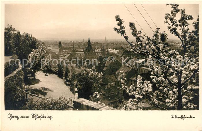 Graz Steiermark Blick vom Schlossberg