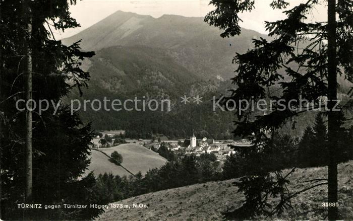 Tuernitz Niederoesterreich mit Tuernitzer Hoeger