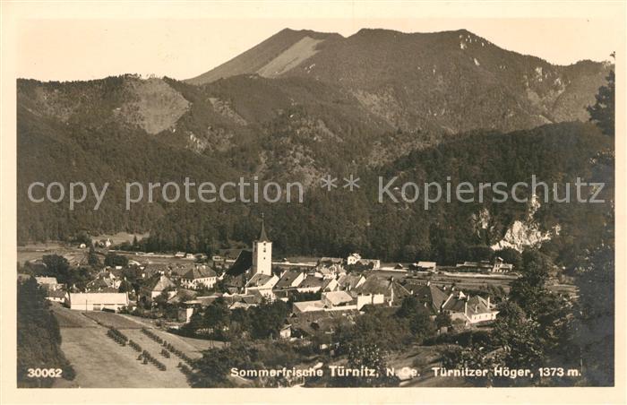 Tuernitz Niederoesterreich mit Türnitzer Höger