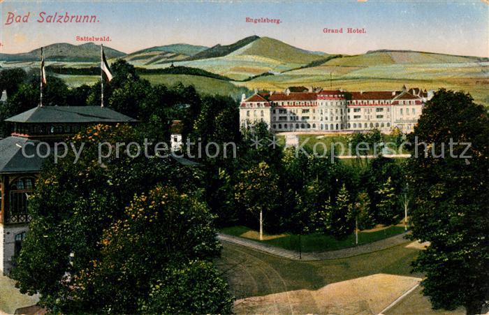 Bad Salzbrunn Szczawno-Zdroj mit Sattelwald Engelsberg Grand Hotel