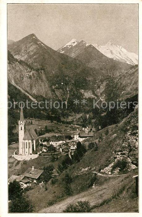 Heiligenblut Kaernten Panorama mit Kirche