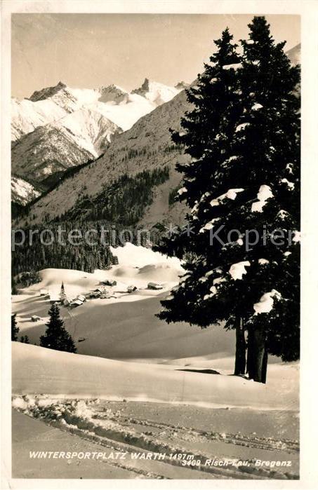 Warth Vorarlberg Winteridyll