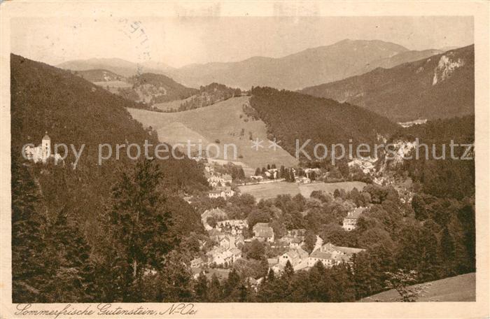 Gutenstein Niederoesterreich Panorama