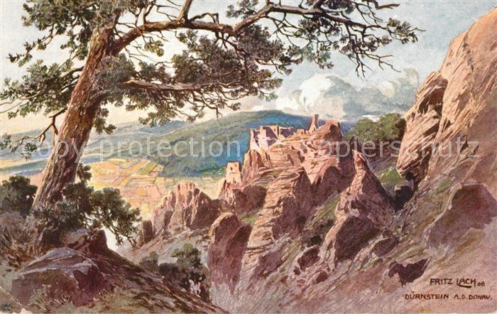 Duernstein Wachau Kuenstlerkarte
