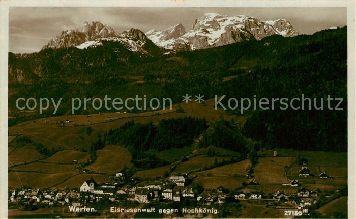 Werfen Salzburg Eisriesenwelt mit Hochkoenig