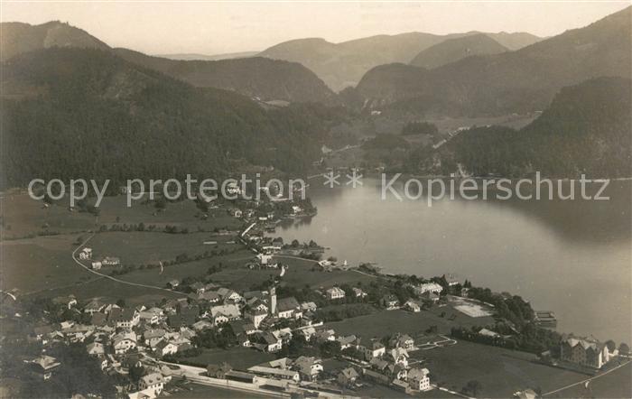St Gilgen Wolfgangsee Fliegeraufnahme