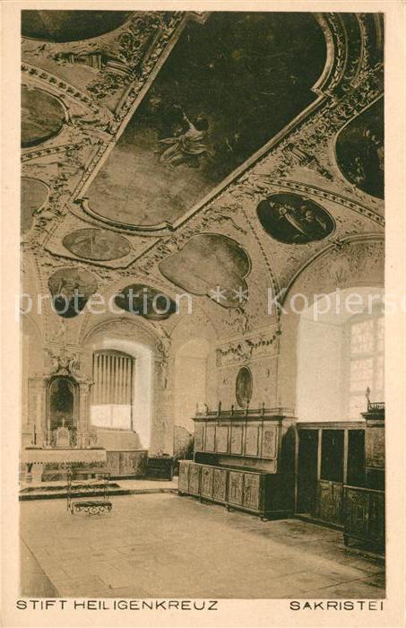 Heiligenkreuz Niederoesterreich Stift Heiligenkreuz Sakristei
