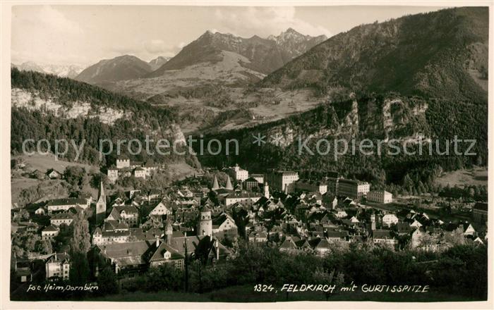 Feldkirch Vorarlberg mit Gurtisspitze