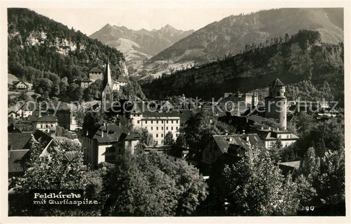 Feldkirch Vorarlberg mit Gurtisspitze