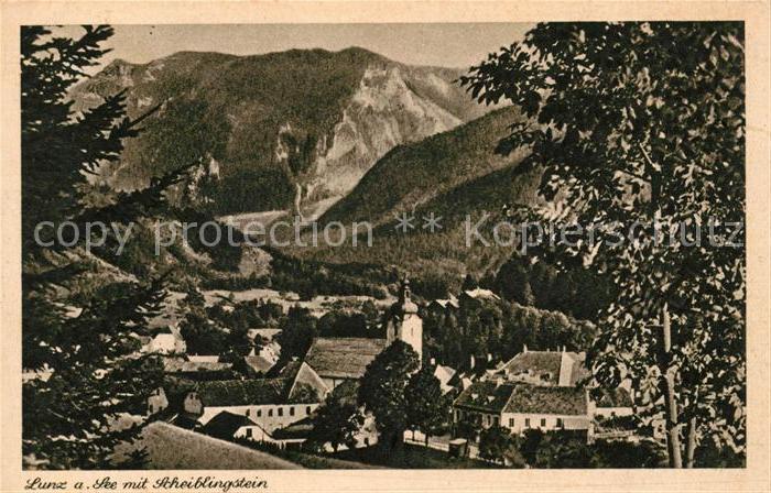 Lunz See Niederoesterreich mit Scheiblingstein