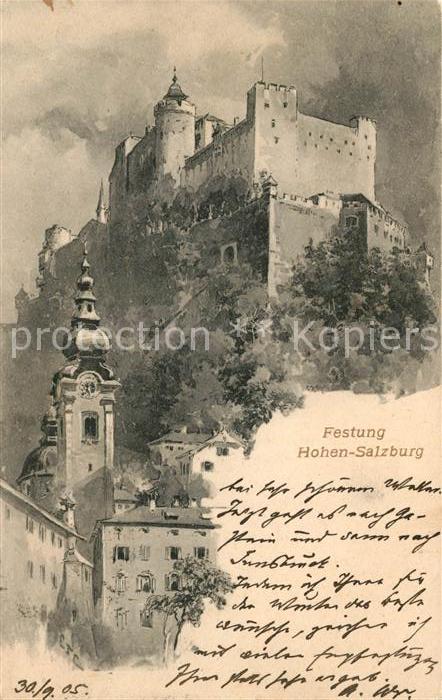 Salzburg Oesterreich Festung Hohensalzburg