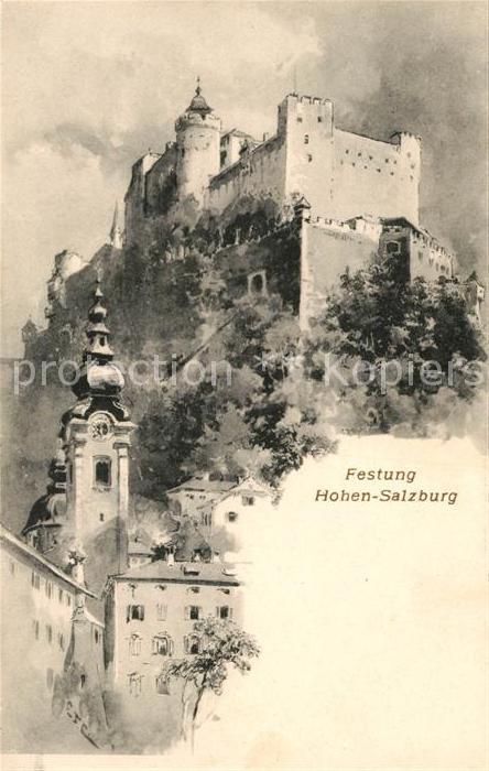 Salzburg Oesterreich Festung Hohensalzburg