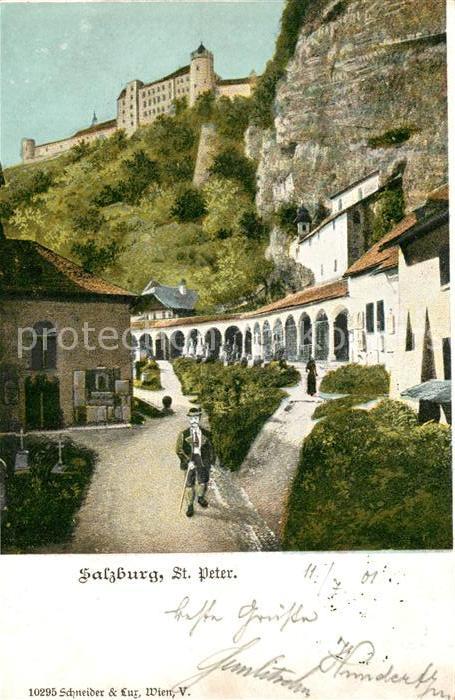 Salzburg Oesterreich St Peter Schloss