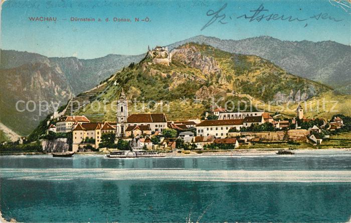 Duernstein Wachau Wallfahrtskirche Donaupartie