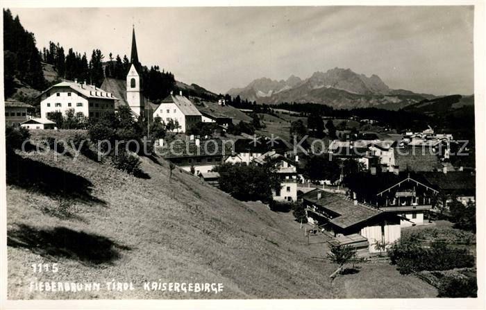 Fieberbrunn Tirol mit Kaisergebirge
