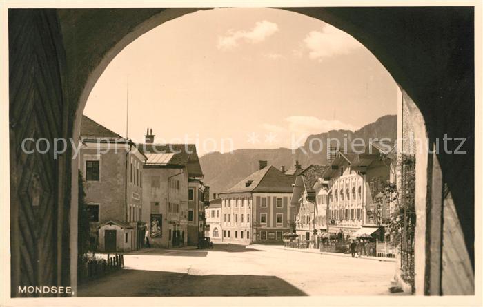 Mondsee Salzkammergut Ortsansicht