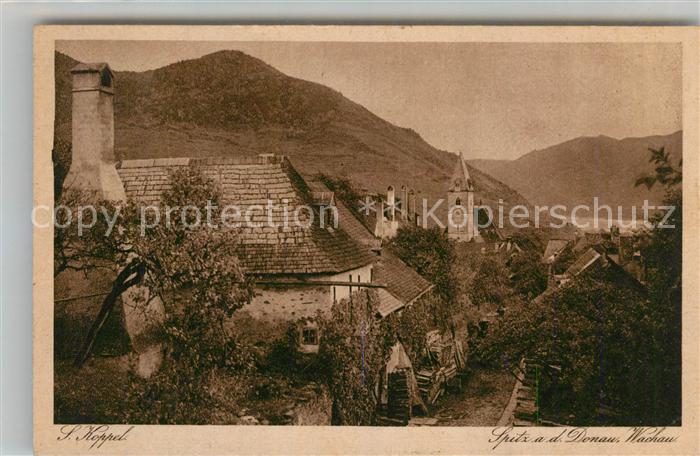 Spitz Donau Dorfmotiv