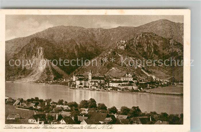 Duernstein Wachau mit Rossatz Bach