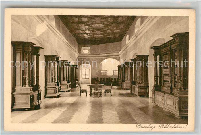 Rosenburg-Kamp Bibliotheksaal in der Rosenburg