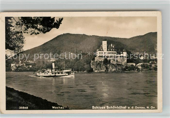 Wachau Oesterreich Schloss Schoenbuehel an der Donau