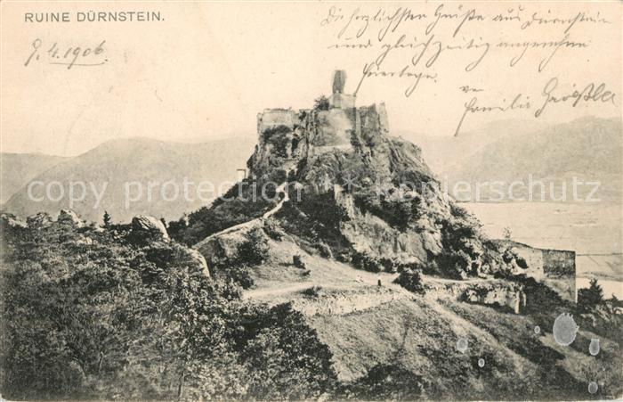 Duernstein Wachau Burgruine