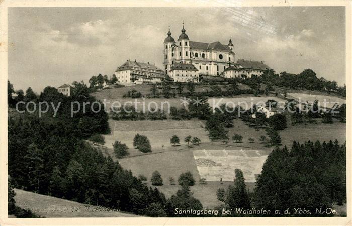 Waidhofen Ybbs Sonntagsberg mit Basilika Wallfahrtskirche