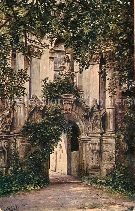 Duernstein Wachau Portal der Kirche