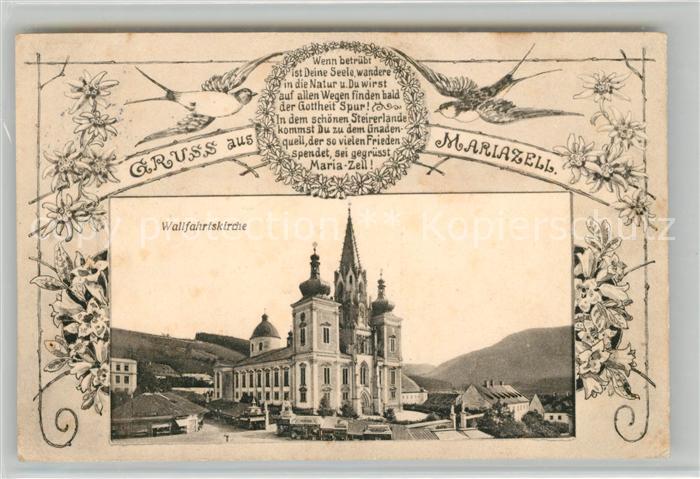 Mariazell Steiermark Wallfahrtskirche Schwalben