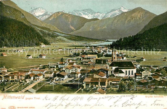 Mittenwald Karwendel Tirol Panorama