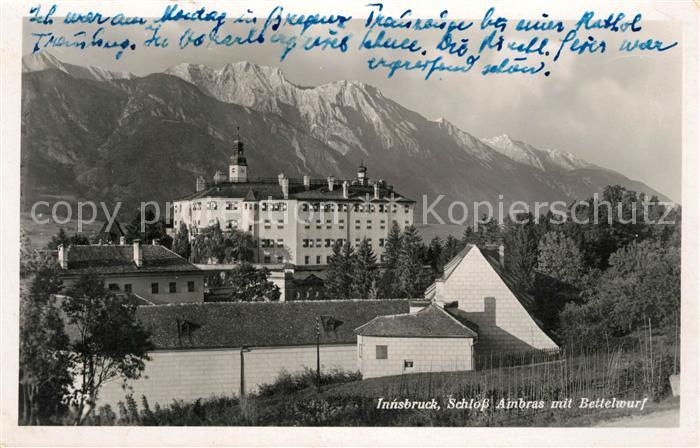 Innsbruck Schloss Ambras mit Bettelwurf