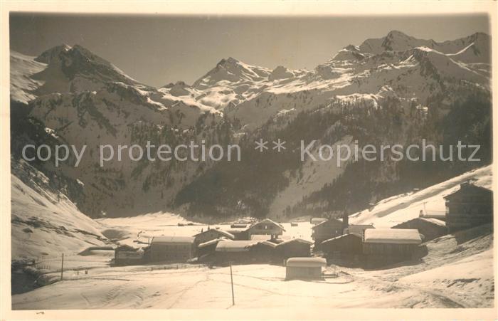 Hintertux Zillertal Winterpanorama
