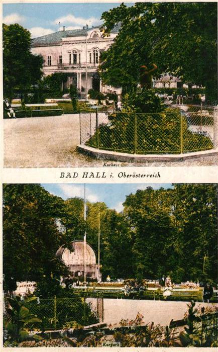 Bad Hall Oberoesterreich Kurpark Konzertpavillon Kurhotel