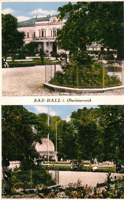 Bad Hall Oberoesterreich Kurpark Konzertpavillon Kurhotel