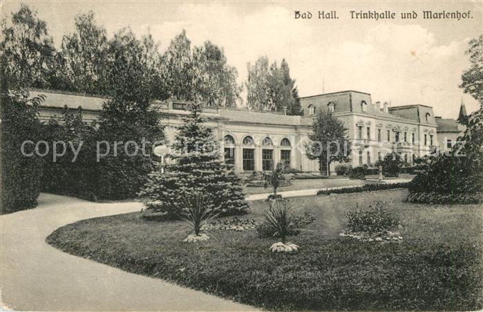 Bad Hall Oberoesterreich Trinkhalle und Marienhof