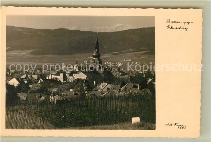 Baden Wien mit Schneeberg
