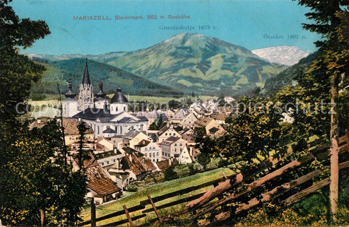 Mariazell Steiermark mit Gemeindealpe und oetscher