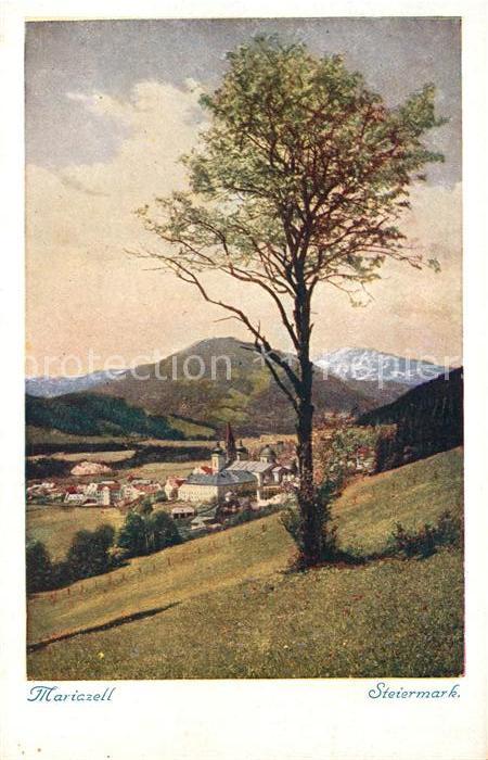 Mariazell Steiermark Panorama Wallfahrtskirche