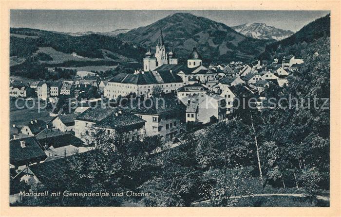 Mariazell Steiermark mit Gemeindealpe und oetscher