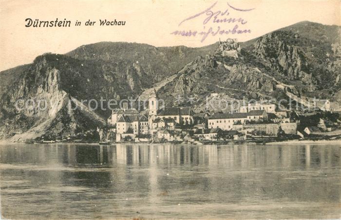 Duernstein Wachau Teilansicht mit Ruine