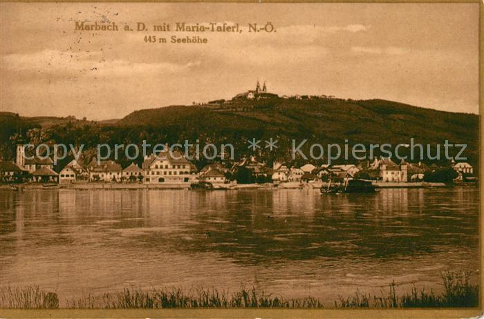 Marbach Donau mit Maria Taferl