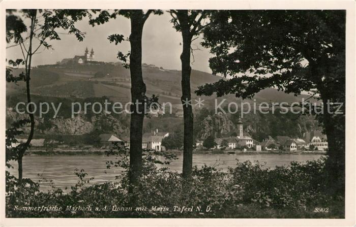 Marbach Donau mit Maria Taferl