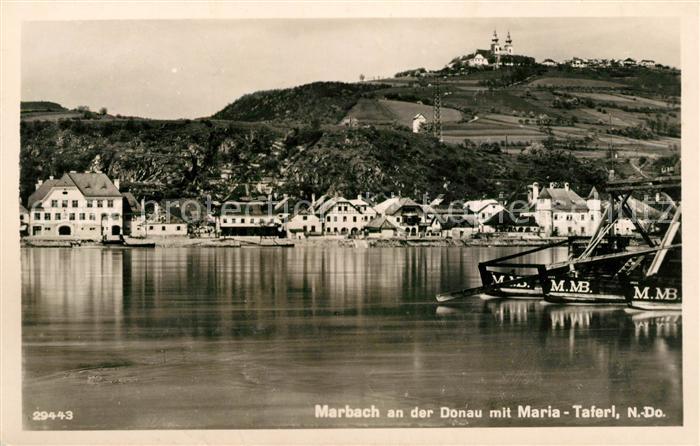 Marbach Donau mit Maria Taferl