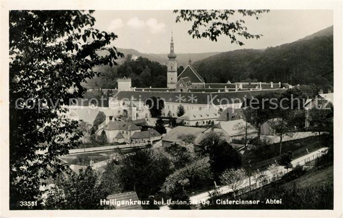 Heiligenkreuz Niederoesterreich Cistercienser Abtei