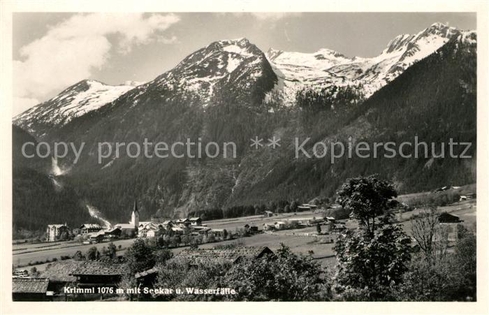 Krimml mit Seekar und Wasserfaelle