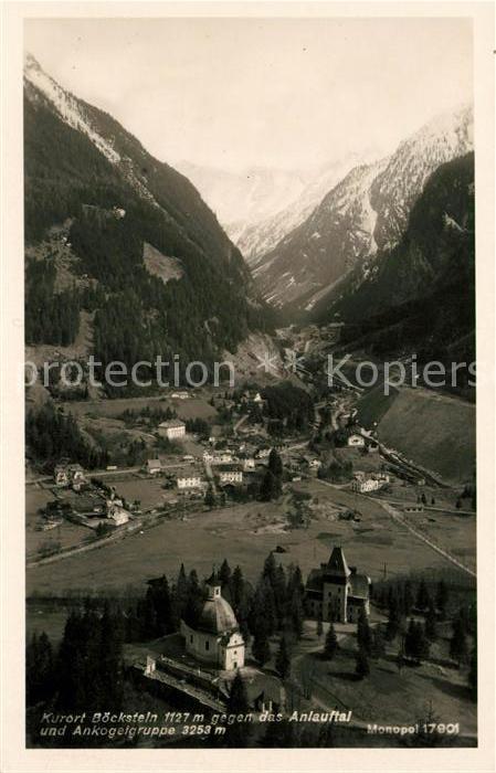 Boeckstein im Anlauftal mit Ankogelgruppe